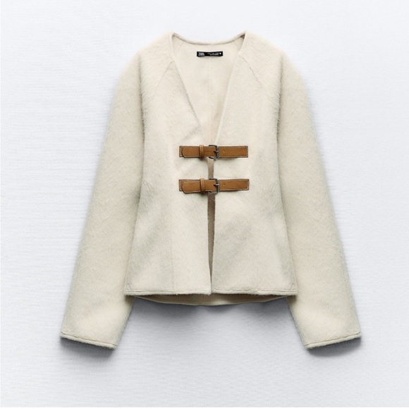 NWT Zara Soft Belted Cardigan - Picture 8 of 16